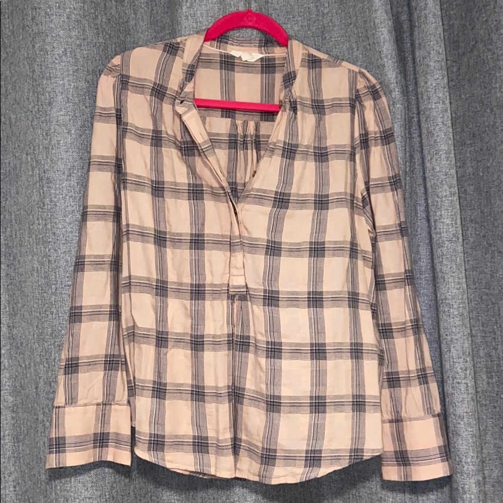 Pink Striped Lucky Brand Blouse
